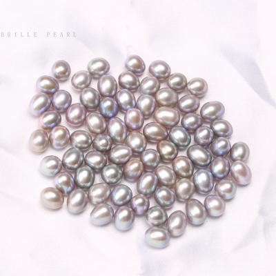 China Natural Freshwater Pearl 5A Pearl Full Round Impeccable Super Bright Naked Pearl Pearl Wholesale 9-10MM Jewelry Making for sale