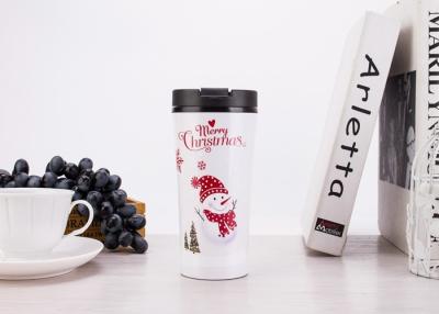 China 350ml Leakproof Suction Travel Mug Double Wall With Customized Pattern for sale