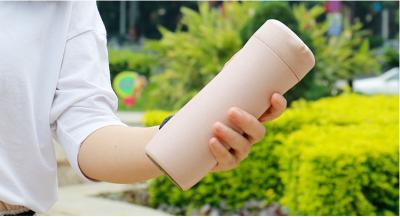 China Adults Kids Degradable Wheat Fiber Coffee Cup No Dead Angle Easy Clean for sale