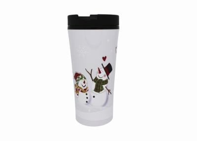 China Durable White Plastic To Go Cups With Lids / Fall Over Prevention Function for sale