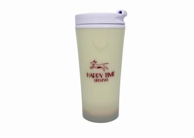 China FDA Plastic Travel Water Bottle , Reusable Plastic Coffee Cups With Lids  for sale