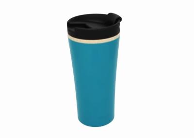 China Blue Commuter Suction Travel Mug With Leak Proof / 120℃ Heat Resistant for sale