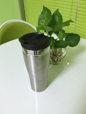 China 470ml Capacity Stainless Steel Drinking Mugs For Auto Holder , 85*80*170mm Size for sale