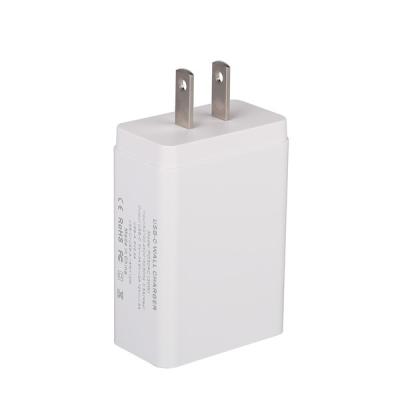 China Mobile Phone GaN Wholesale PD30W With Type C And Type A A PD3.0 QC3.0 Wall Fast Charger US/UK/EU/AU Adapter for sale