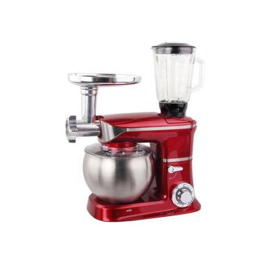 China Professional Beater Ejector Button 5L Good Quality Stand Mixer 3 in 1 Food Blender Cooking Blender Chopper All in One Food Processor Machine for sale