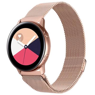 China Stainlese Skin Steel Contact Milanese Megnetic Watchband For Samsung Galaxy Watch Wrist Band Metal 46mm 42mm for sale