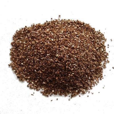 China Exfoliated Vermiculite Golden Expanded Vermiculite for Seedings Sample Freely for sale