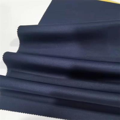 China High Quality Double Faced Bestseller Stretch Knitted Fabric Navy 350GSM Rayon Polyester Double Faced Scuba Fabric For Garments for sale