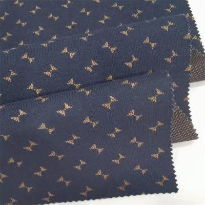 China Best Seller Breathable High Quality Stretch Polyester Jacquard Knitting Fabric For Coats for sale