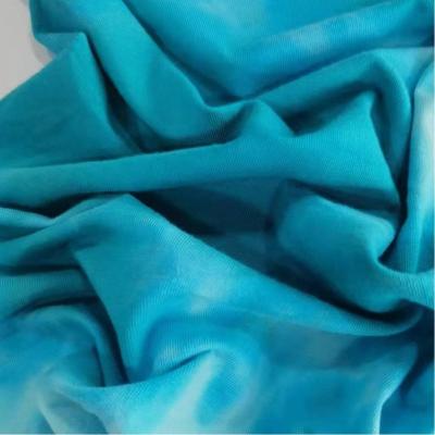 China Hot Selling High Quality Organic Stretch Knitted Fabric 180GSM 57%Rayon 38%Cotton Jersey Fabric For T-shirts for sale