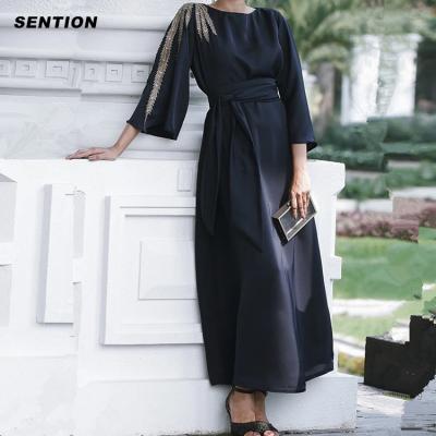 China Muslim Long Sleeve Dress New Muslim Women Dress Abaya Islamic Clothing Dubai Abaya for sale