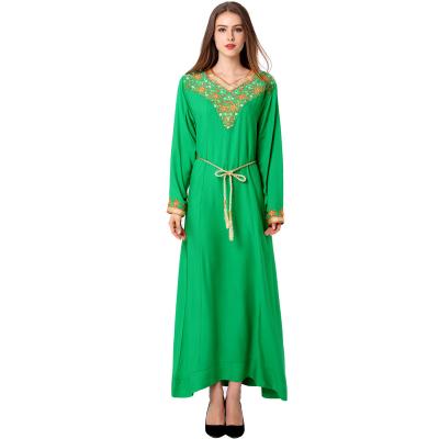 China Middle East Saudi Arab ladies robe muslim long sleeve muslim women robe long sleeve muslim robe long dress muslim clothing for sale