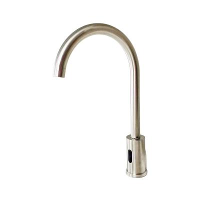 China Sense Faucets No External Power Supply New Energy Saving Lavatory Water Faucet Sensor Automatic Faucet for sale