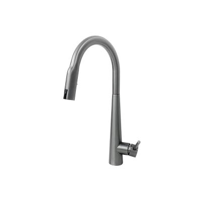 China Durable Automatic Sense Taps Custom Touch Sensor Smart Sink Water Faucet Kitchen Faucet With Pull Down Sprayer for sale