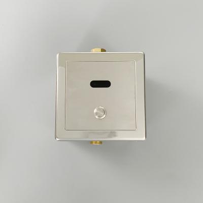 China Hot Sale Contemporary Touchless Wall Mounted Concealed Sensor Toilet Urinal Flush Valve for sale