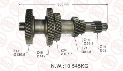 China Transmission Part Auto Gear Shaft , COUNTER SHAFT For HINO 33411-2780 Control Blown Details for sale