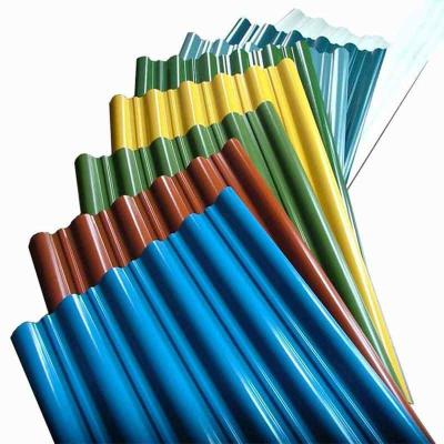 China KS Certificate High Level Strength 18 Gauge Color Coated PPGI PPGL Steel Sheet Corrugated Roofing Tile for sale