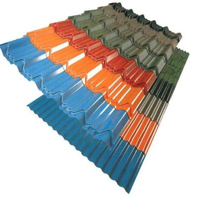 China Custom Corrugated Roof Sheet PPGI Roofing Tile 0.5mm Cold Rolled Galvanized Roofing Sheets for sale