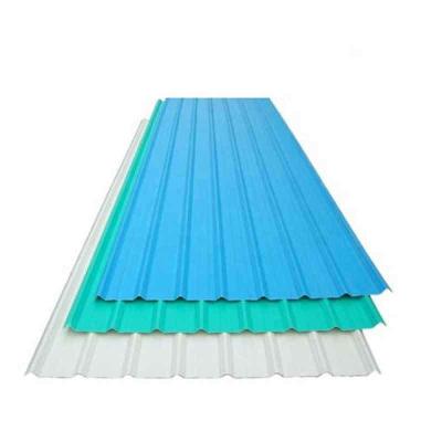 China Roof Structure Special Color Coated Corrugated Steel PPGI Metal Roofing Sheets Plate for sale