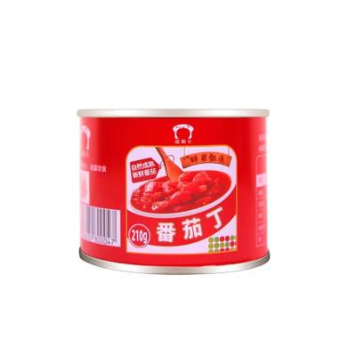 China Spot Wholesale Canned Whole Peeled Tomato 210g*12 Canned Tomatoes Natural Ingredients Canned Peeled Tomatoes for sale