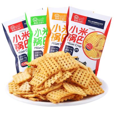 China 70g Crunchy Chinese Millet Snacks Bean Snacks Low Salt for sale