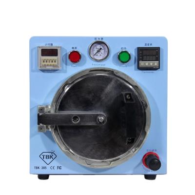 China Hot Factory Direct Sale Tbk 305 Machine Repair Shops 7 Inch Bubble Removing Machine Product Skimming Machine For Touch Screen Glass Refurbish for sale