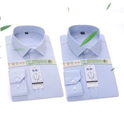 China Anti-pilling New Tencel Bamboo Fiber Long Sleeve No Ironing Shirt for sale