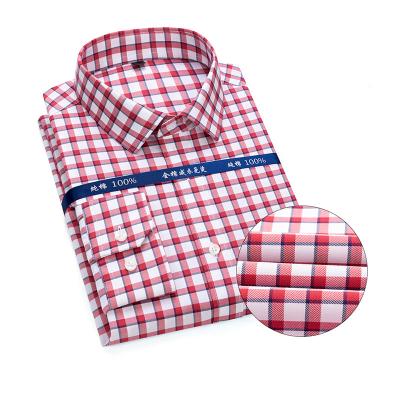 China New Factory Wholesale Breathable Latest Fashion Direct Custom Plaid Designs Casual Long Sleeve Check Shirts For Men for sale