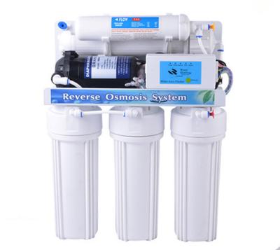 China House Prefiltration 5 Stages Reverse Osmosis Filter Domestic Drinking Water System With Lamp Display for sale