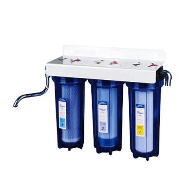 China Hotel 2 Introduces Big Blue 10 Inch Built-In Water Filter Housing For Household Prefiltration for sale