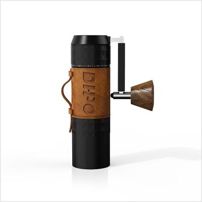 China Luxury Outdoor Commercial Mini Portable Stainless Steel Manual Coffee Grinder Whole Bean Conical Burr Mill Manual Coffee Grinder for sale