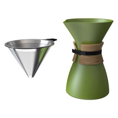 China Sustainable V60 Dripper Ceramic Hand Drip Outdoor Modern Handmade Pour Over Coffee Maker for sale