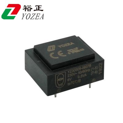 China Long Life Customized 220V 230V E-I 30 Single Phase Pure Copper Dry Step Down Transformer for sale