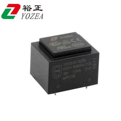 China Power EI30 10, 1.5VA 230v 220v 16v 5v AC Power Transformer 220v 15v for sale