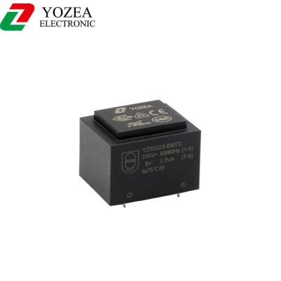 China Hot Selling 2.3VA Power Output 6V 9V 10V 18V E-I Core Isolation Electrical Transformer for sale