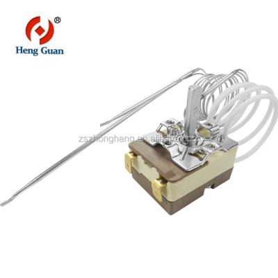 China Oven Household Appliance Parts Temperature Capillary Theromost Thermostat With Stainless Steel Tube -Sensor for sale