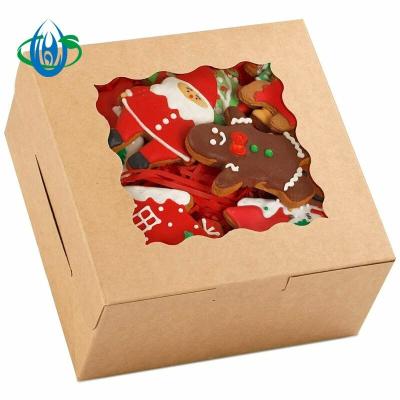 China Biodegradable Cupcake Box Drawer Dividers Candy Boxes Moon Cake Gift Box Cookies Packaging Bakery for sale