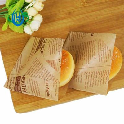 China Recyclable Food Wrapped Waxed Waterproof Kraft Paper For Sandwich Burger Food Grade Paper for sale