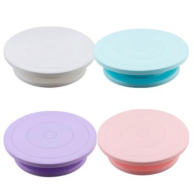 China Factory Price Viable Baking Tools Cake Decorating Supplies Cake Decorating Rotating Turntable Cake Stand for sale