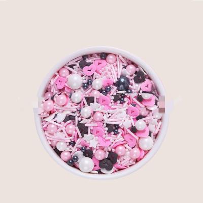 China Sugar Sprinkles Foe Cake Different Color Pink High Grade Baby Birthday Party Cake Dcoration Multi Shape Cake Decoration Beads Sugar Beads Sprinkles Sugar Candy Sprinkles for sale