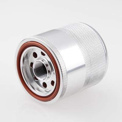 China Reusable Auto Parts Oil Filter Aluminum 30 Micron 74 Stainless Steel Washable Mesh Filter for sale