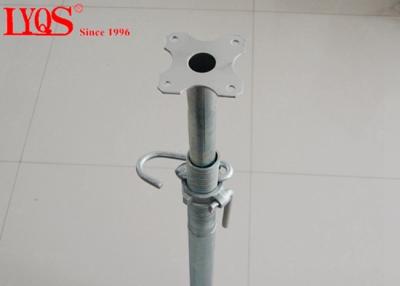 China Silver Q235 Steel Shoring Posts Adjustable Scaffolding Prop L- Shape Type for sale