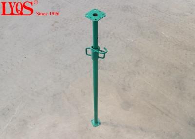 China Light Duty Adjustable Shoring Posts Green Powder Coating Long Life Span for sale