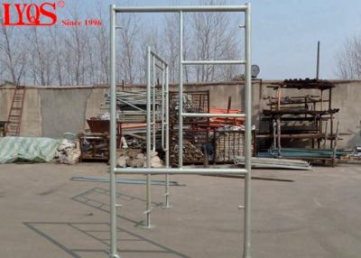 China 3'×5' Steel Frame Scaffolding Light Weight With Drop Lock Pins Type for sale