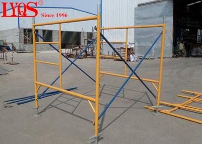 China High Strength Durable Ladder Frame Scaffolding For Hall / Bridges 4’×6’4