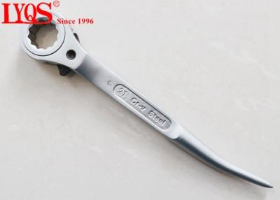 China Flush Type Scaffold Speed Wrench Reversible Scaffold Ratchet Podger Spanner 21mm for sale