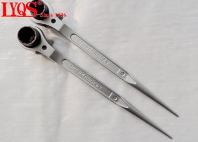 China 19mm 22mm Scaffold Ratchet Wrench Double Sides Scaffold Socket Wrench Tools for sale