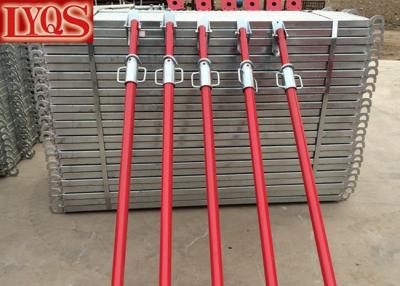 China Powder Coating Push Pull Jack , Telescoping Push And Pull Props 1700mm/3000mm for sale