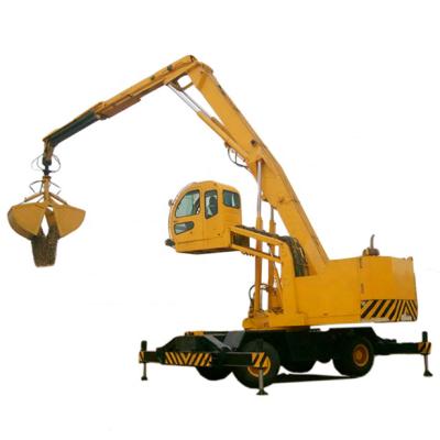 China Construction worksÂ   25ton wheel excavator material handler with skylift cabin for sale