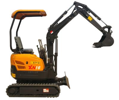 중국 Construction worksÂ   XN16 1.6 Ton Mini Rubber Excavator 판매용